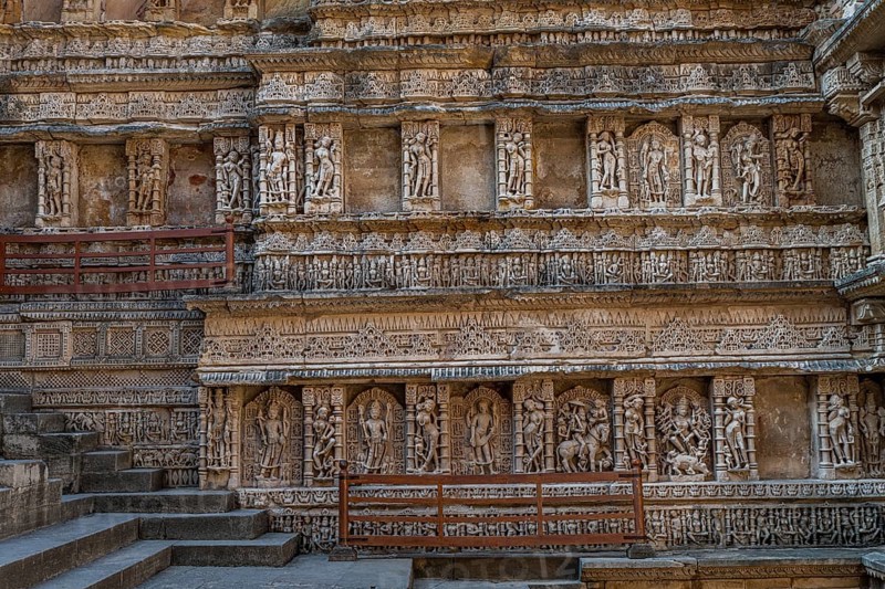 Unesco site, Rani Ki Vav, The Queen's Stepwell, Patan, Gujarat, India, Asia