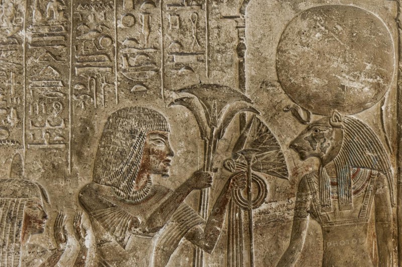 Hieroglyphs on a plate as a relief, message, drawing, Egyptian, kingdom, antiquity, world history, history, tradition, culture, cultural history, stone, sign, language, sculpture, tomb, Cairo, Egypt, Africa
