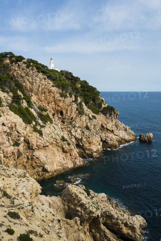 Lighthouse, Punta de Capdepera, Cala Ratjada, Majorca, Balearic Islands, Spain, Europe