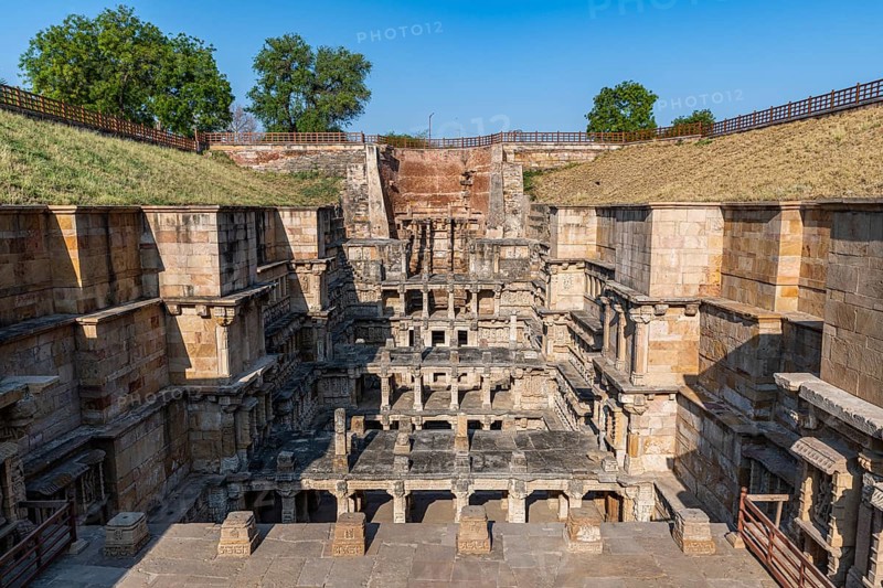 Unesco site, Rani Ki Vav, The Queen's Stepwell, Patan, Gujarat, India, Asia