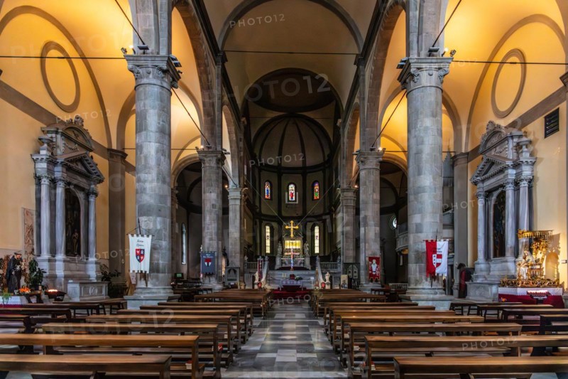 Nave, Cathedral of Santa Maria Assunta, 14th century, Cividale del Friuli, city with historical treasures, UNESCO World Heritage Site, Friuli, Italy, Cividale del Friuli, Friuli, Italy, Europe