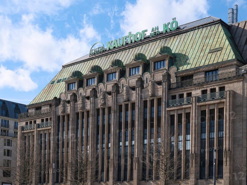 Galeria Kaufhof building on the Koe, Duesseldorf, Germany, Europe