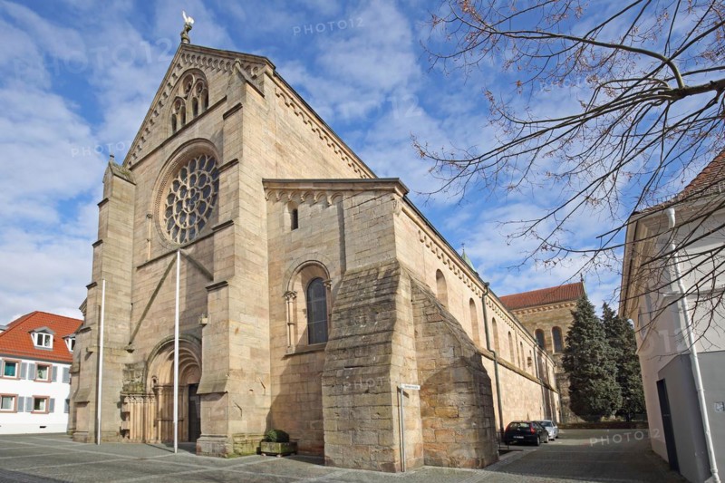 Romanesque abbey church, Otterberg, Palatinate Forest, Rhineland-Palatinate, Germany, Europe