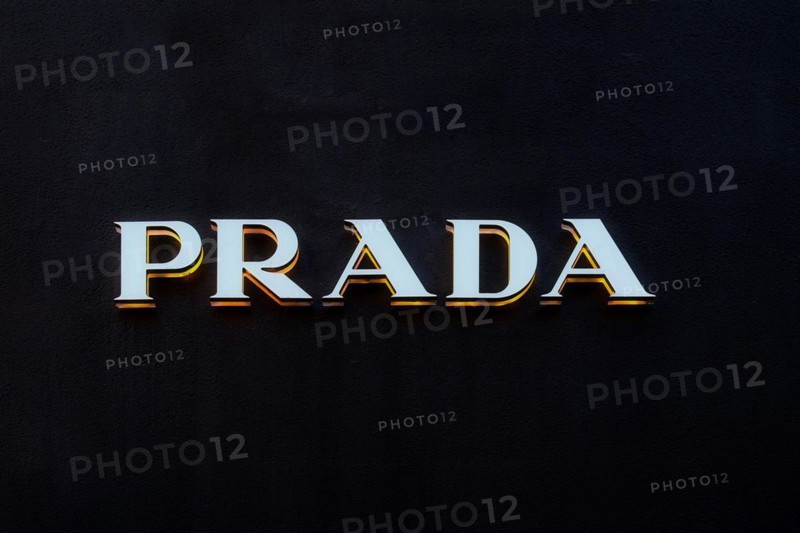 Prada brand lettering, Roermond, Netherlands