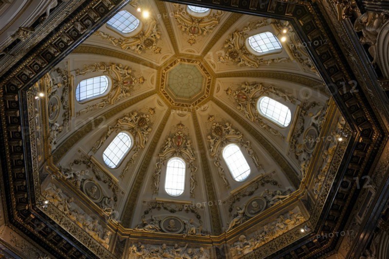 Ceiling, Kuppelsaal, Kunsthistorisches Museum Vienna (KHM), Laimgrube, Vienna, Austria, Europe