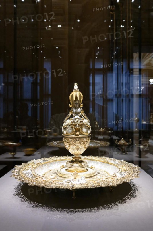 Lavabo set, Room XXV, Kunstkammer, Kunsthistorisches Museum Vienna (KHM), Laimgrube, Vienna, Austria, Europe