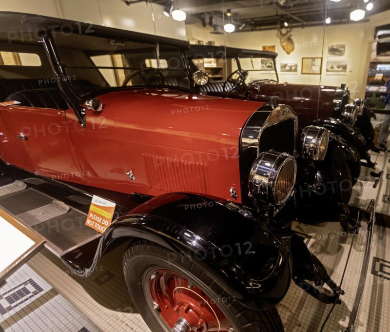 Lansing, Michigan, The Michigan History Museum. A Flint Motor Co. touring car from 1925, made by Durant Motors