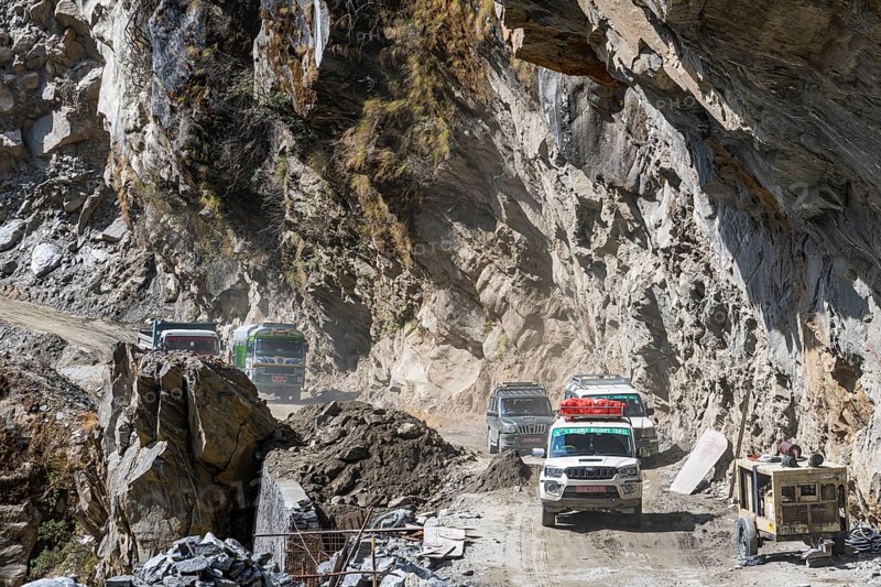 Adventurous highway to Jomsom, Nepal, Asia