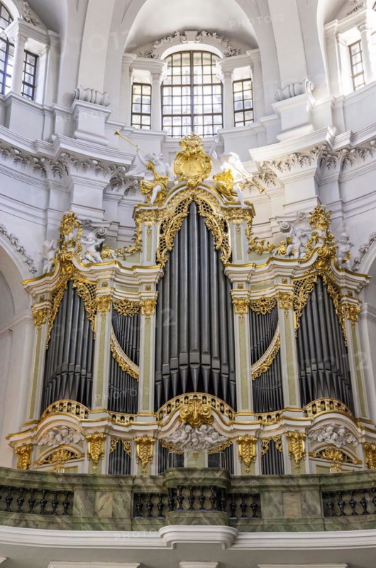 Interior view of the Catholic Court Church in Dresden, Saxony, Germany, 25 August 2016, for editorial use only, Europe