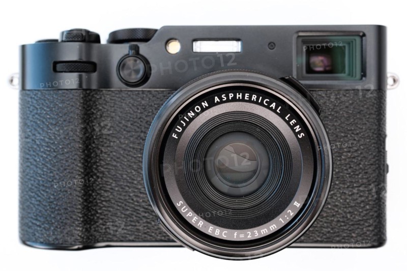 Fujifilm X100VI photo camera, white background, North Rhine-Westphalia, Germany, Europe