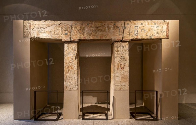 Ancient Egyptian Gate, Egyptian Museum and New Museum, Museum Island, Berlin, Germany, Europe