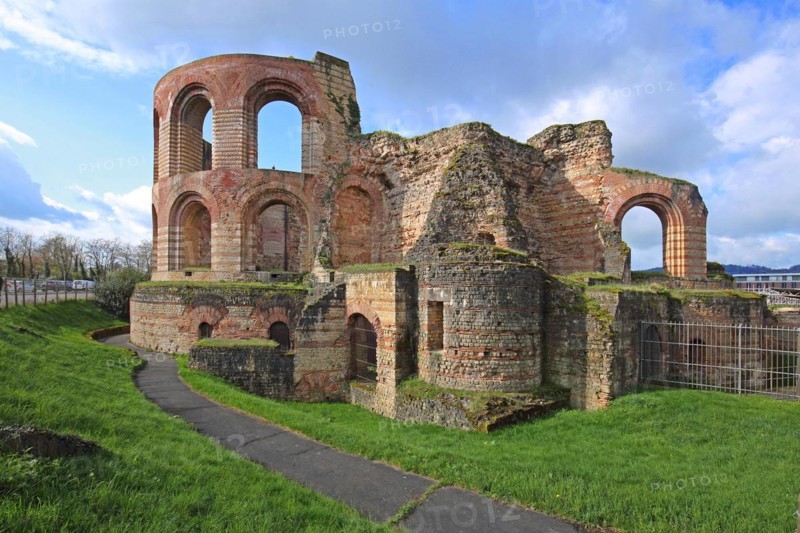 Roman UNESCO Imperial Baths and ancient historical bathing complex, thermal baths, Roman times, Trier, Rhineland-Palatinate, Germany, Europe