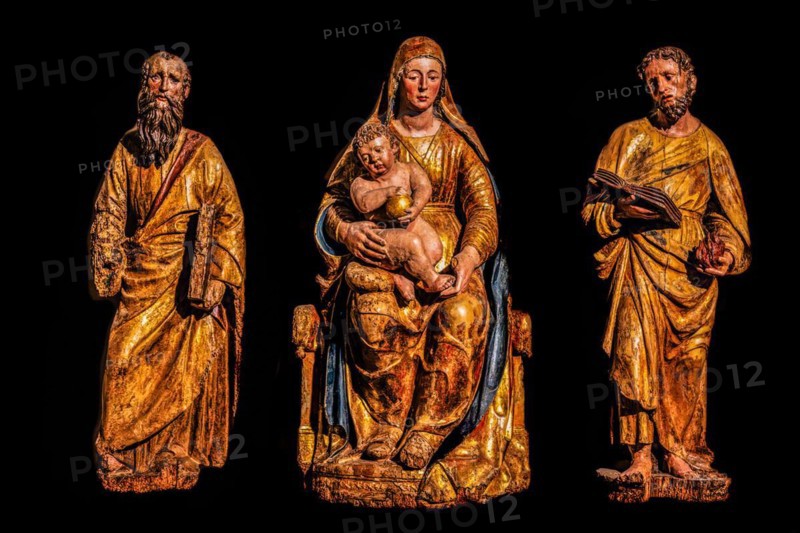 Madonna with Child between St Paul and St John, Antonio Tironi, 1525, Palazzo Patriarcale, Dioezesan Museum with the Tiepolo Galleries, 16th century, Udine, most important historical city of Friuli, Italy, Udine, Friuli, Italy, Europe