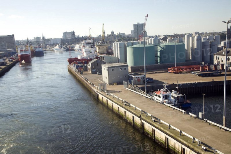 Port harbour, Aberdeen, Scotland, United Kingdom, Europe