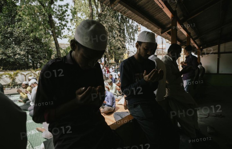 Muslim devotees offer the first Friday prayers of the holy month of Ramadan at a Mosque, on March 15, 2024 in Guwahati, Assam, India. On the first Friday of Ramadan, mosques are usually filled with worshippers who gather for the special Friday congregational prayers, known as Jumu'ah