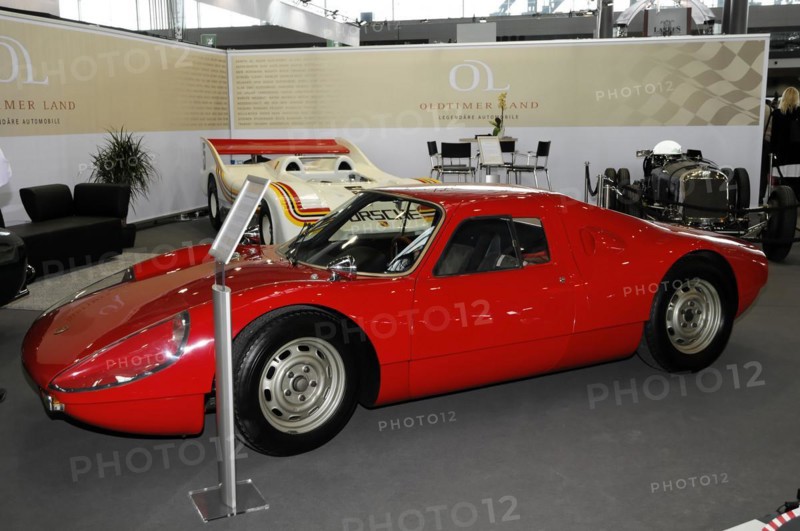 RETRO CLASSICS 2010, Stuttgart Messe, Red sports car with retro design and aerodynamic shape at a classic car show, Stuttgart Messe, Stuttgart, Baden-Wuerttemberg, Germany, Europe