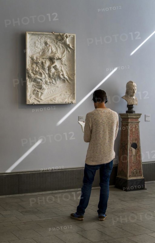 Interior view, rooms with the sculpture exhibition, Bode Museum, Berlin, Germany, Europe