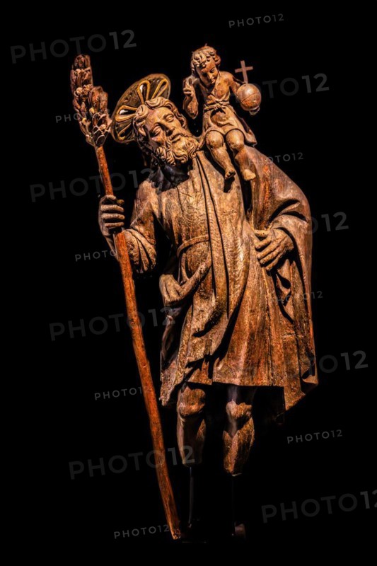 Saint Christopher, Girolamo Paleario, 1615, Palazzo Patriarcale, Dioezesan Museum with the Tiepolo Galleries, 16th century, Udine, most important historical city of Friuli, Italy, Udine, Friuli, Italy, Europe