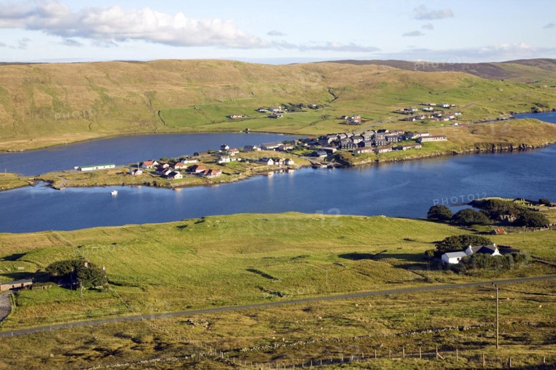 Kalliness village, Weisdale, Shetland Islands