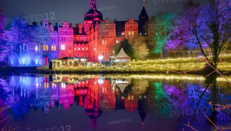 Christmas Magic Night Bueckeburg Castle Germany