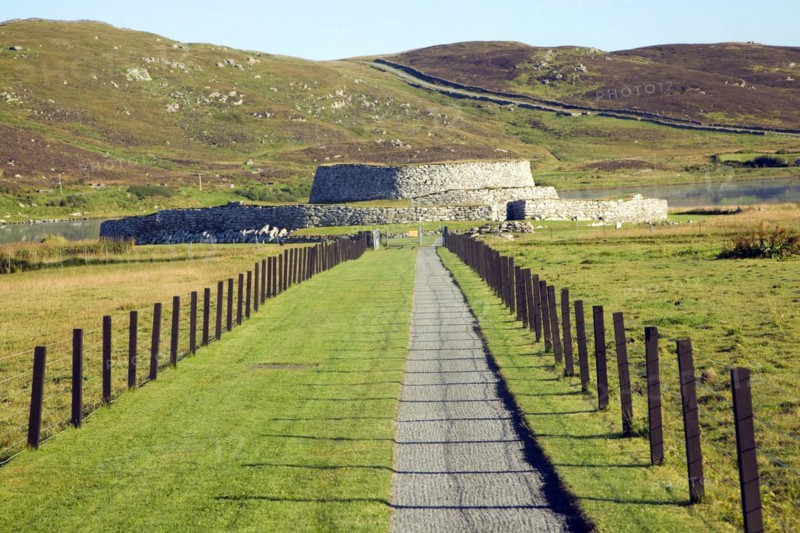 Clickimin broch, Lerwick, Shetland Islands, Scotland, United Kingdom, Europe