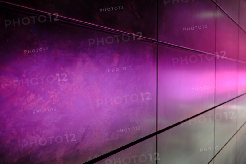 Hafencity University underground station, coloured reflection, Hanseatic City of Hamburg, Hamburg, Germany, Europe