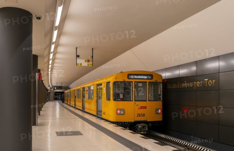 Underground station Brandenburg Gate, Berlin, Germany, Europe
