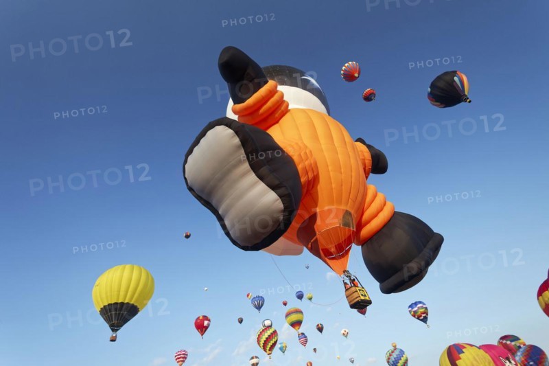Hot-air balloons, Ballooning Festival, Saint-Jean-sur-Richelieu, Quebec Province, Canada, North America
