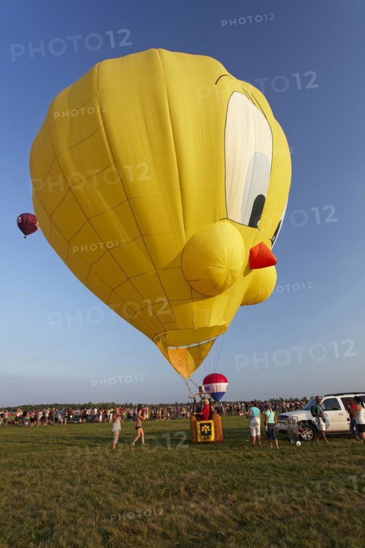 Hot-air balloons, Ballooning Festival, Saint-Jean-sur-Richelieu, Quebec Province, Canada, North America