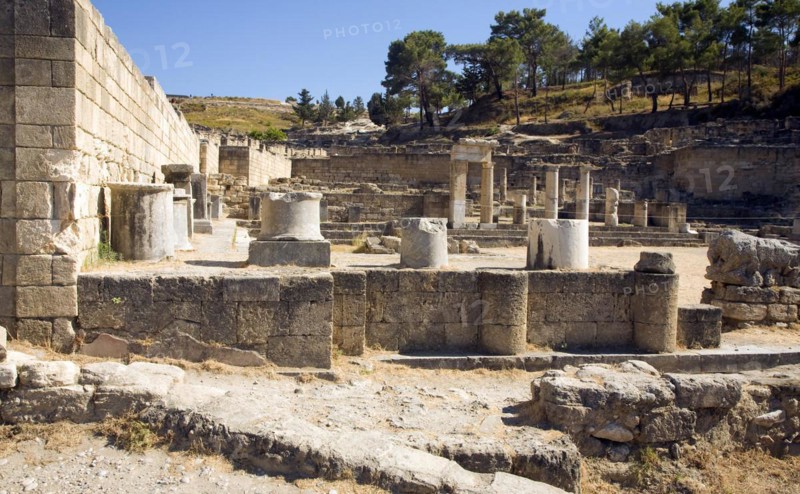 Ancient Kamiros, Rhodes, Greece, Europe