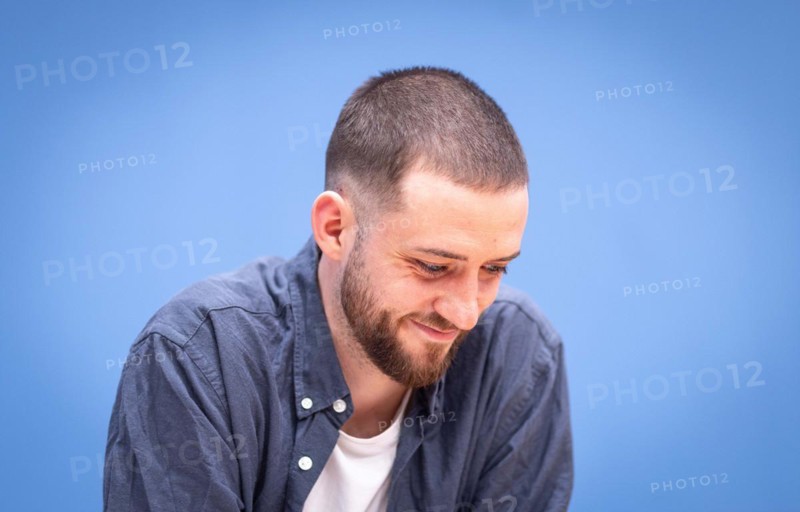 Matthias Keussen, Athletic Sonnenberg e.V., representative for the German Sports Youth in the DOSB at a federal press conference of the Alliance Together for Democracy. At the federal level. On the ground. For all. in Berlin, 21.03.2024