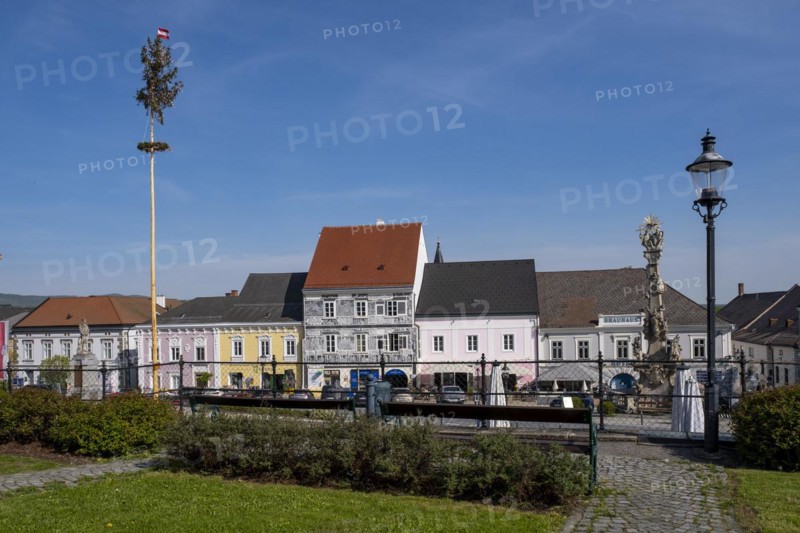 Main square, Weitra, Waldviertel, Lower Austria, Austria, Europe