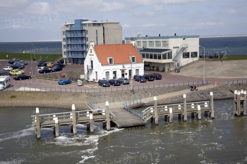 Hotel and restaurant by sea front, Den Helder, Netherlands