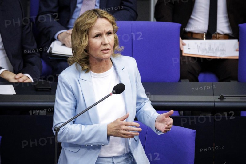 Steffi Lemke, Federal Minister for the Environment, Nature Conservation, Nuclear Safety and Consumer Protection, during the government questioning in the German Bundestag. Berlin, 20 March 2024