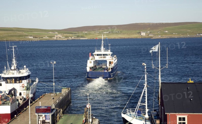 'Leirna' ferry between Lerwick and Bressay, Shetland Islands, Scotland, United Kingdom, Europe