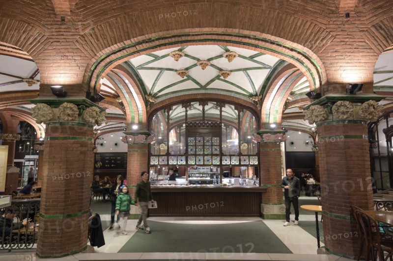 Concert Hall, Palau de la Musica Catalana, Barcelona, Catalonia, Spain, Europe