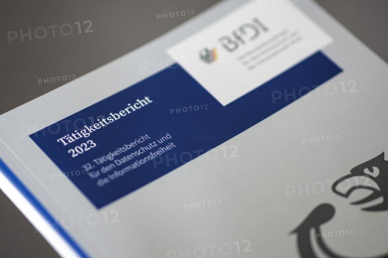 Bundestag President Baerbel Bas, SPD, MdB, receives the 32nd activity report of the Federal Commissioner for Data Protection and Freedom of Information Ulrich Kelber. Berlin, 20 March 2024