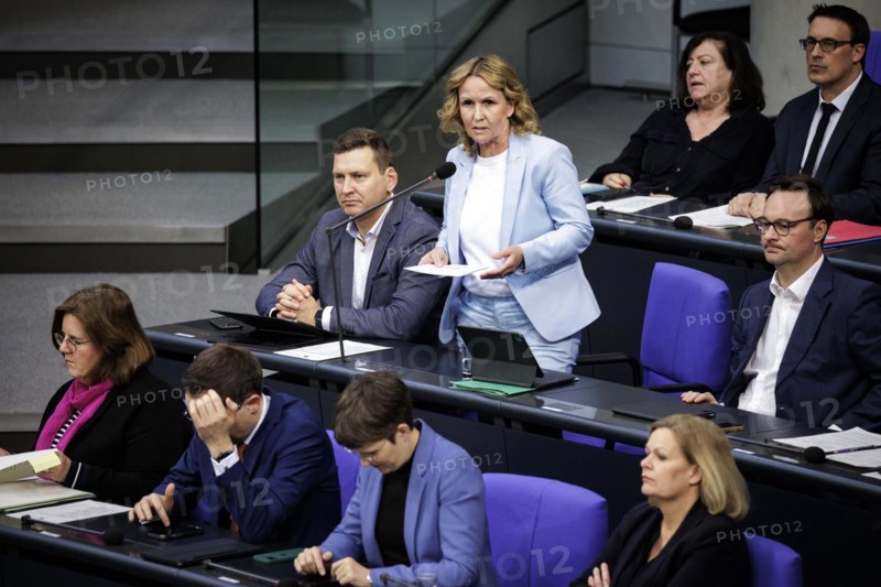 Steffi Lemke, Federal Minister for the Environment, Nature Conservation, Nuclear Safety and Consumer Protection, during the government questioning in the German Bundestag. Berlin, 20 March 2024
