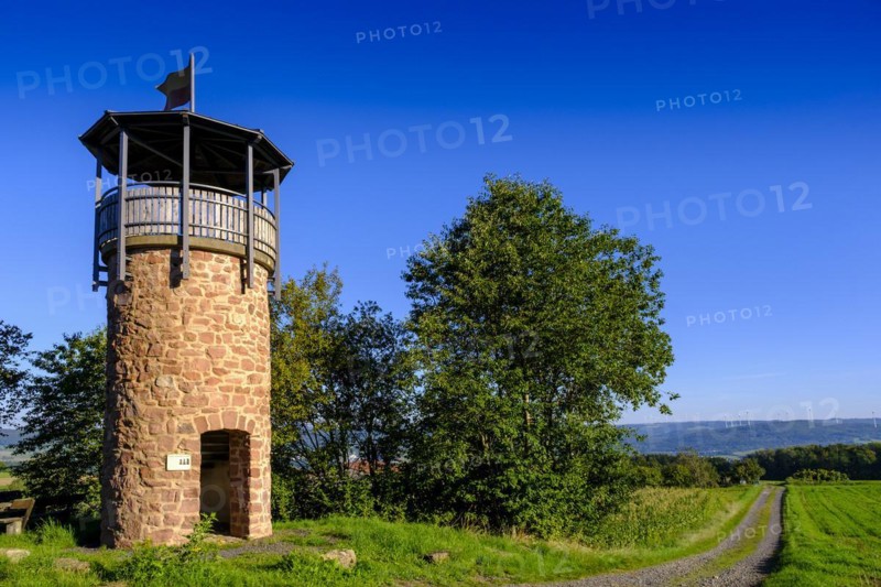Seidenroether Warte near Steinau an der Strasse, Hesse, Germany, Europe