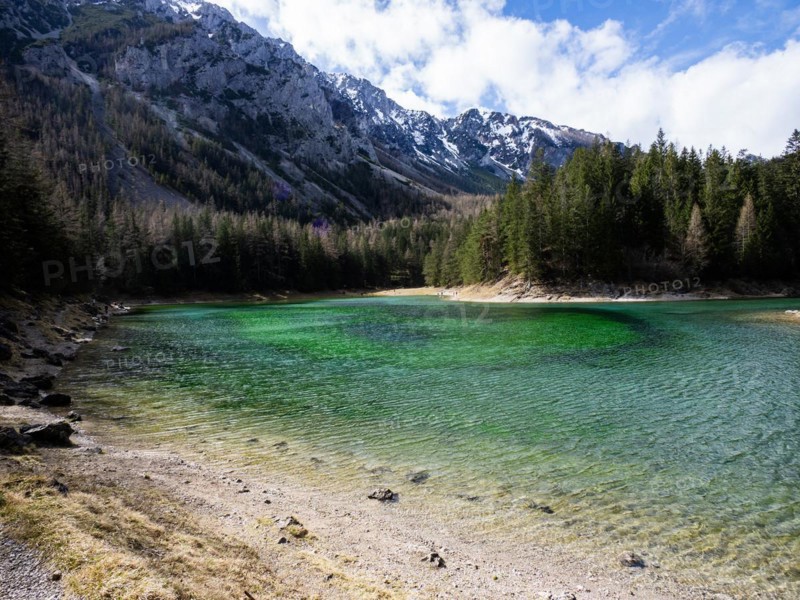 Gruener See, Tragoess, Styria, Austria, Europe