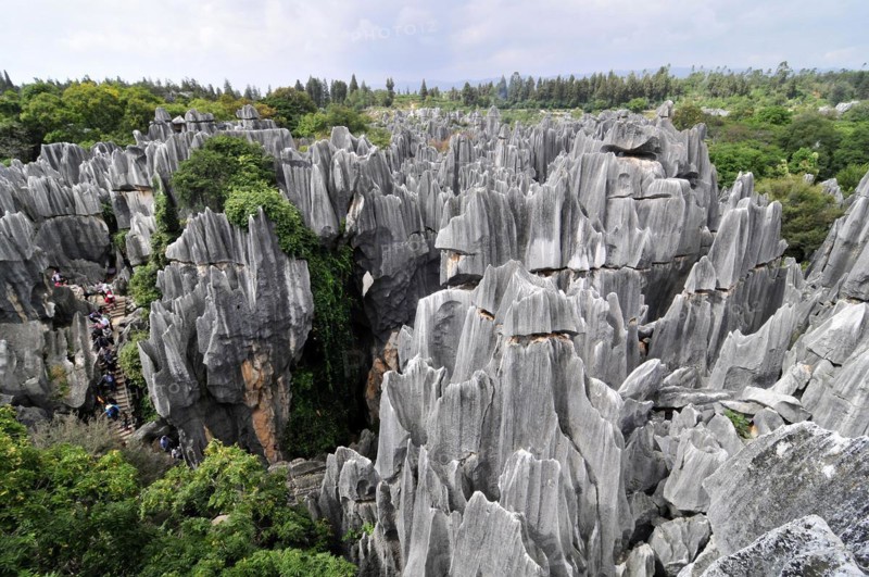 Shilin stone forest, china