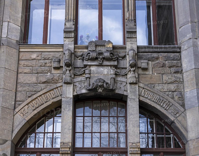 Historic architecture, Charlottenburg Town Hall, Alt-Lietzow entrance, Berlin, Germany, Europe