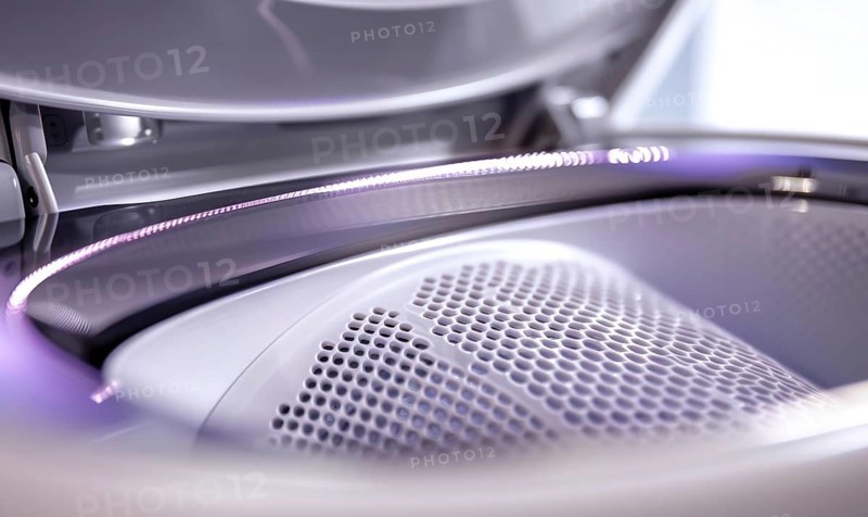 Lint filter close-up. Shallow depth of field AI generated