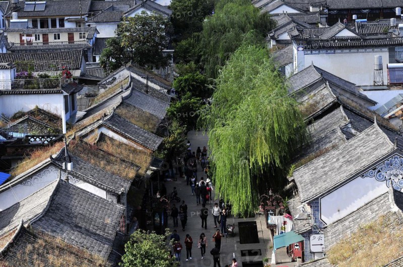 Dali, roof landscape, china