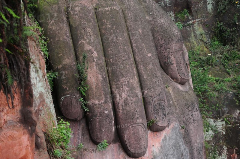 Leshan giant buddha, china