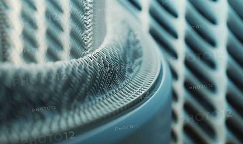 Lint filter close-up. Selective focus AI generated