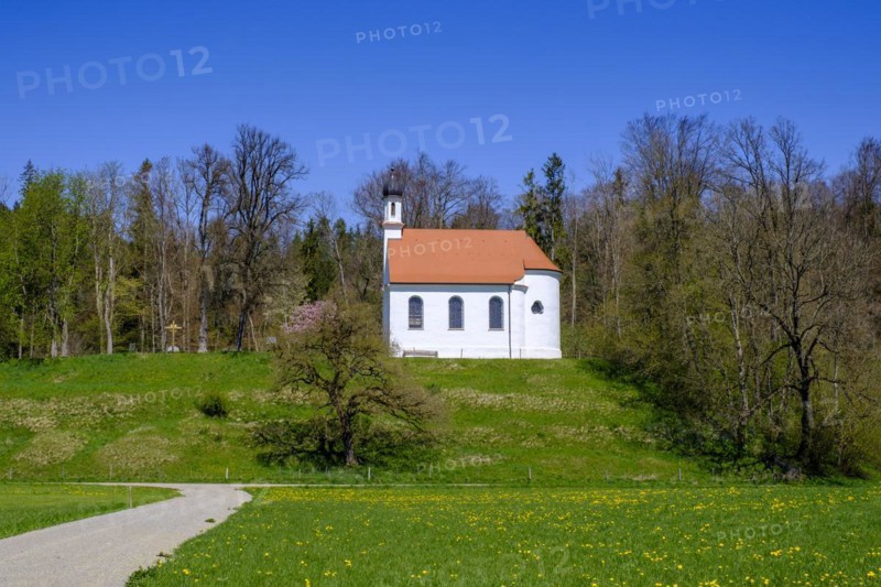 St. Lorenz, Epfach, Pfaffenwinkel, Upper Bavaria, Bavaria, Germany, Europe