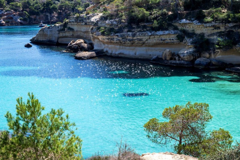 Playa El Mago, Cala de Portals Vells, Majorca, Balearic Islands, Spain, Europe