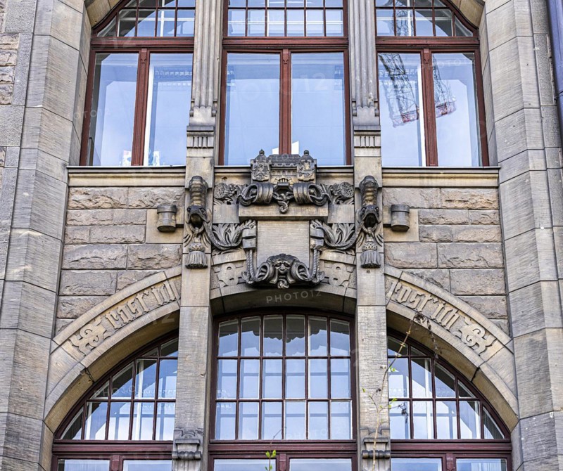 Historic architecture, Charlottenburg Town Hall, Alt-Lietzow entrance, Berlin, Germany, Europe