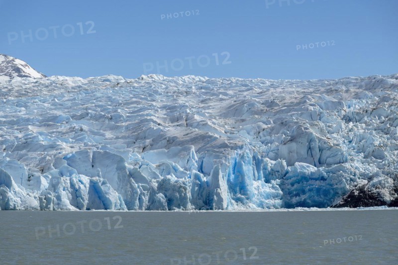 Glacier, Lago Grey, Torres del Paine National Park, Parque Nacional Torres del Paine, Cordillera del Paine, Towers of the Blue Sky, Region de Magallanes y de la Antartica Chilena, Ultima Esperanza Province, UNESCO Biosphere Reserve, Patagonia, End of the World, Chile, South America